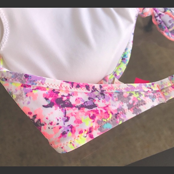 🆕🔥VICTORIA SECRETS SUPER CUTE DEMI PUSH UP BIKINI TOP NEVER WORN/GORG COLORS - Picture 9 of 16